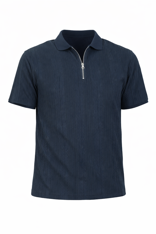 Half Zip Polo by O,Zero