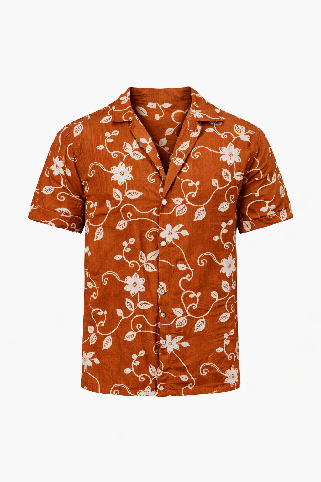 Brown and White Shirt by O,Zero