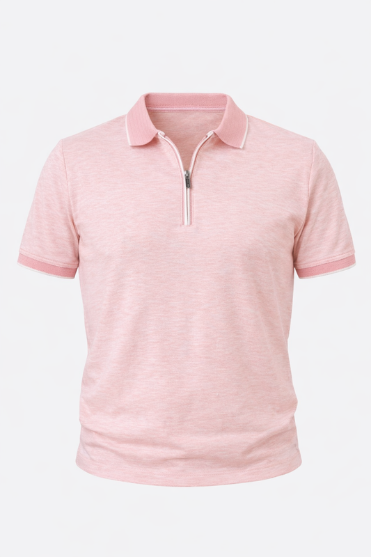 Half Zip Polo by O,Zero