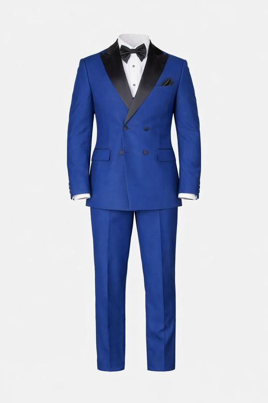 Indigo Tuxedo Dubetti Peak Lapel by O,Zero
