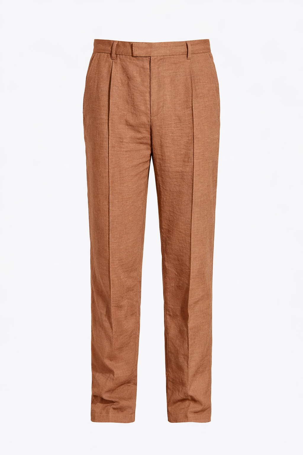 Brown Linen Pants by O,Zero