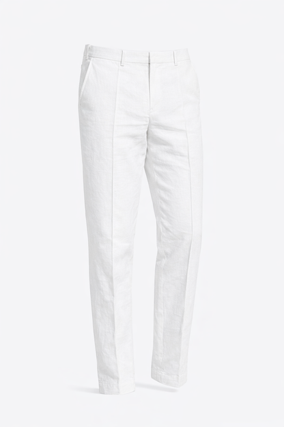 White Linen Pants by O,Zero
