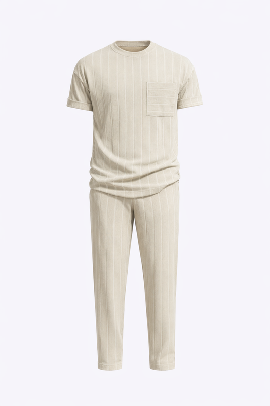 Light Green T-Shirt Set by O,Zero