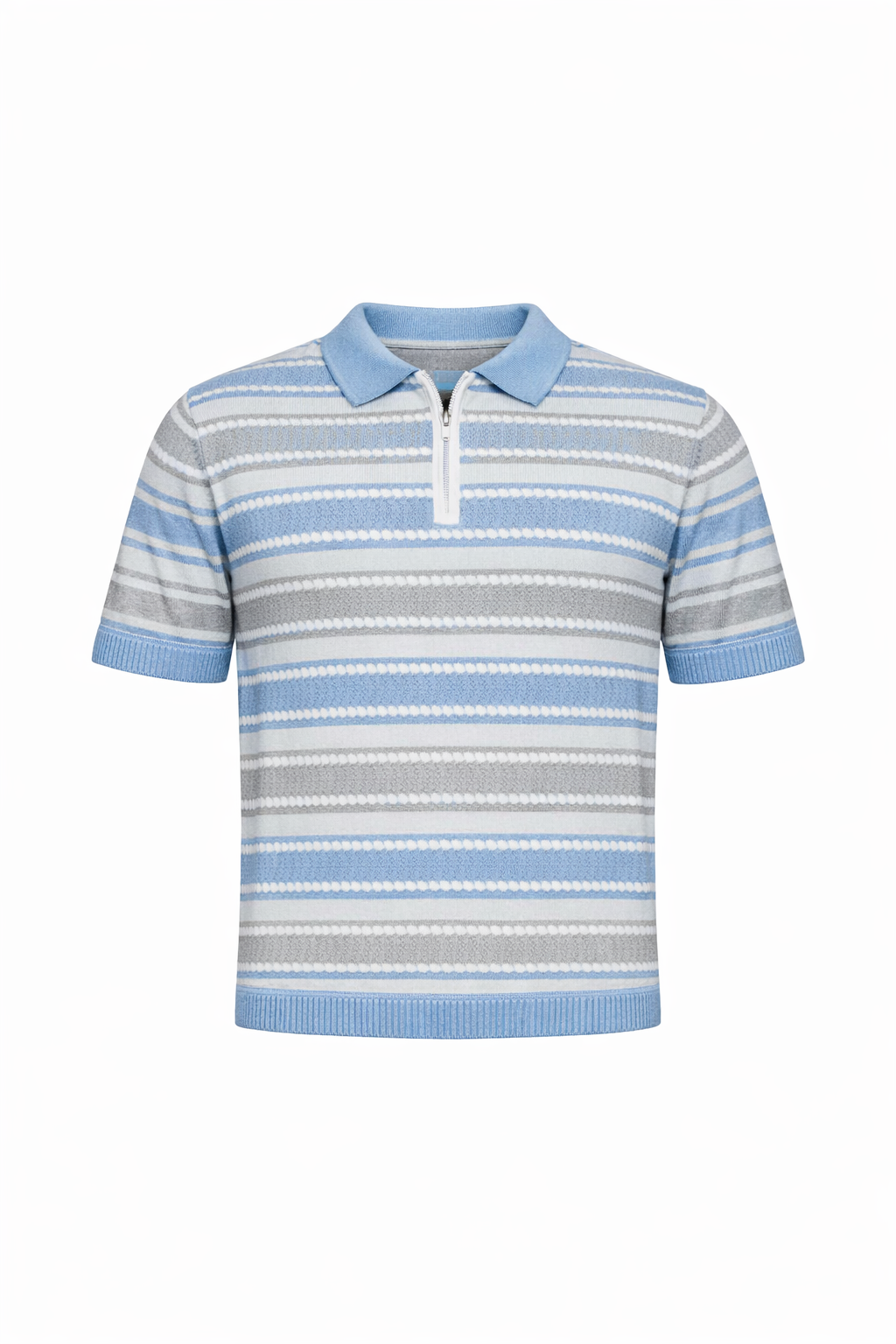 Blue and Grey Polo by O,Zero