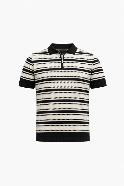 Black and White Polo by O,Zero