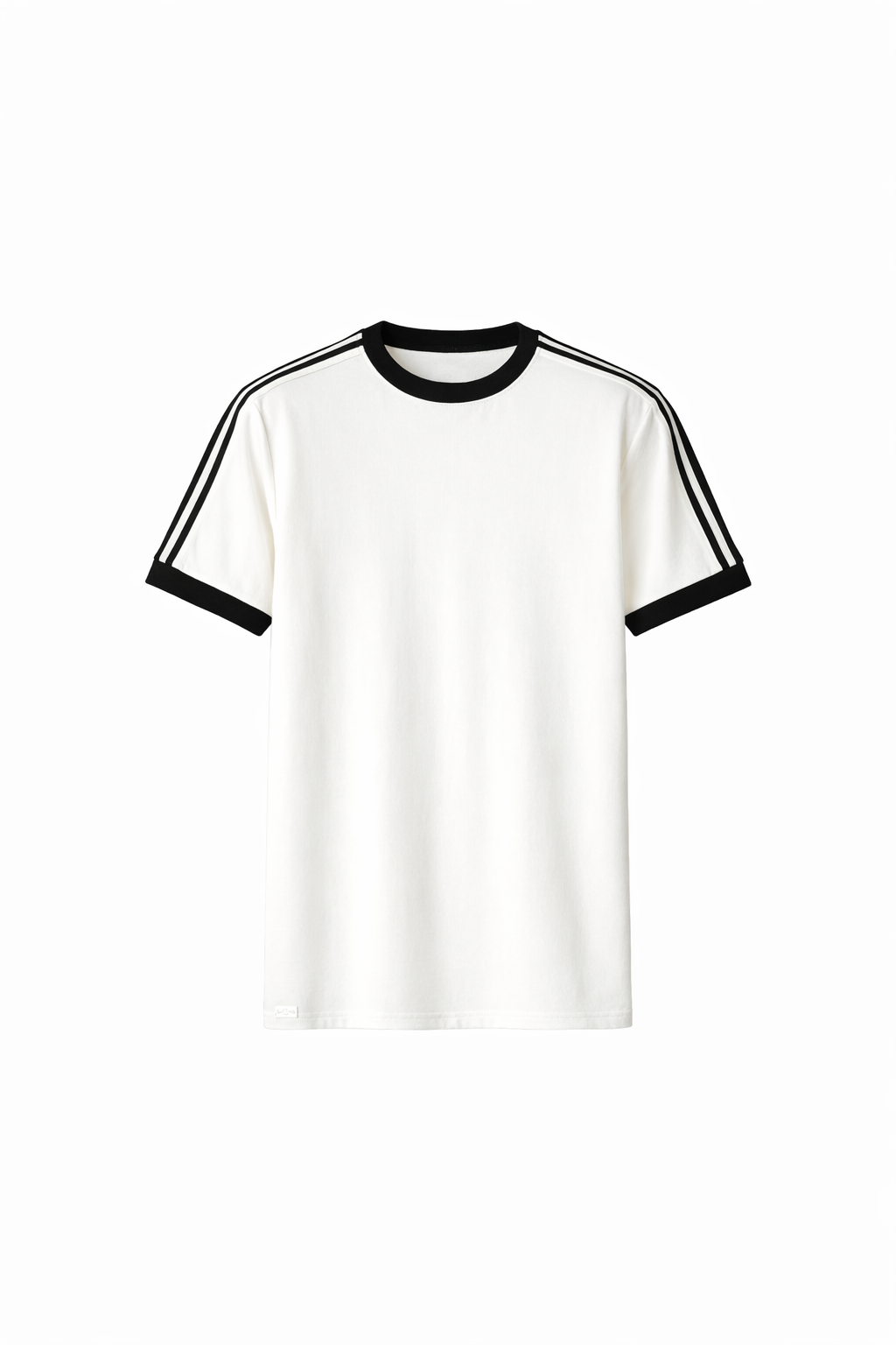 White Round Neck Set by O,Zero