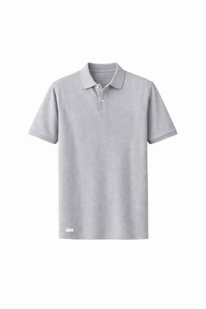 Light Grey Polo by O,Zero
