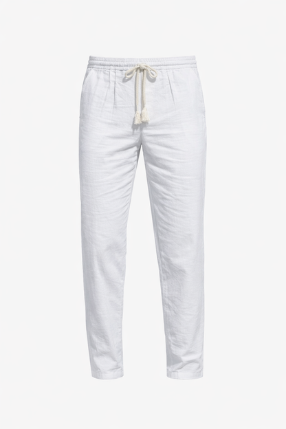 Light Blue Linen Pants by O,Zero