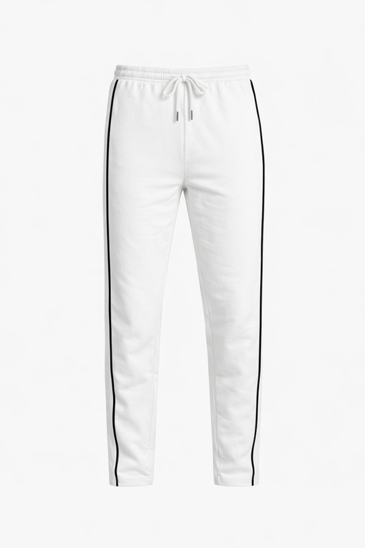 White Cotton Pants by O,Zero