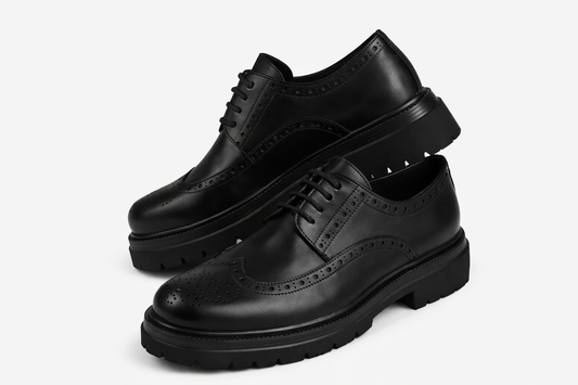 Black Classic Shoes by O,Zero