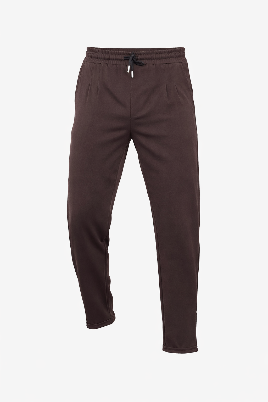 Brown Cotton Pants by O,Zero