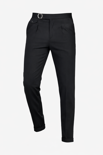 Black High Waist Pants by O,Zero