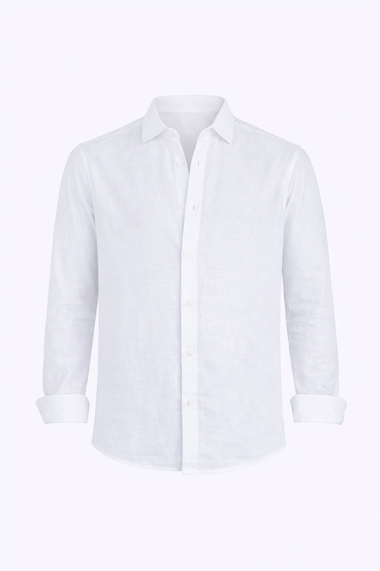 White Linen Shirt by O,Zero
