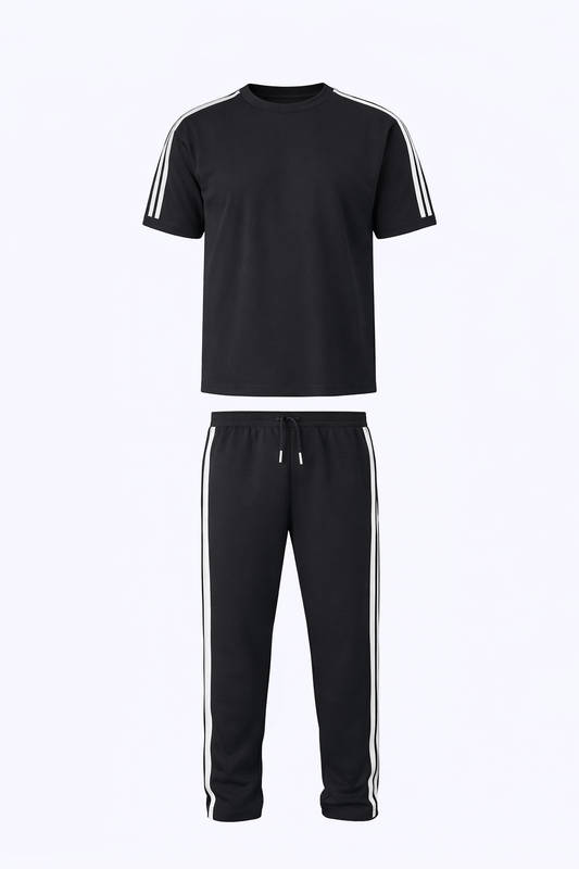 Two Stripes Set in Black by O,Zero