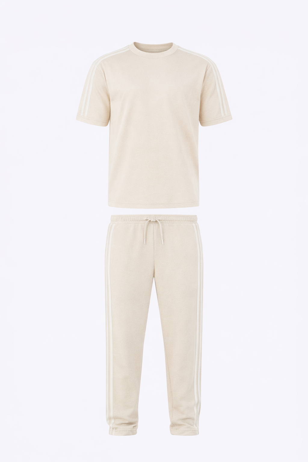 Two Stripes Set in Off-White by O,Zero