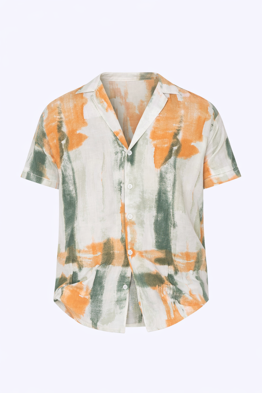 White Patterned Shirt by O,Zero