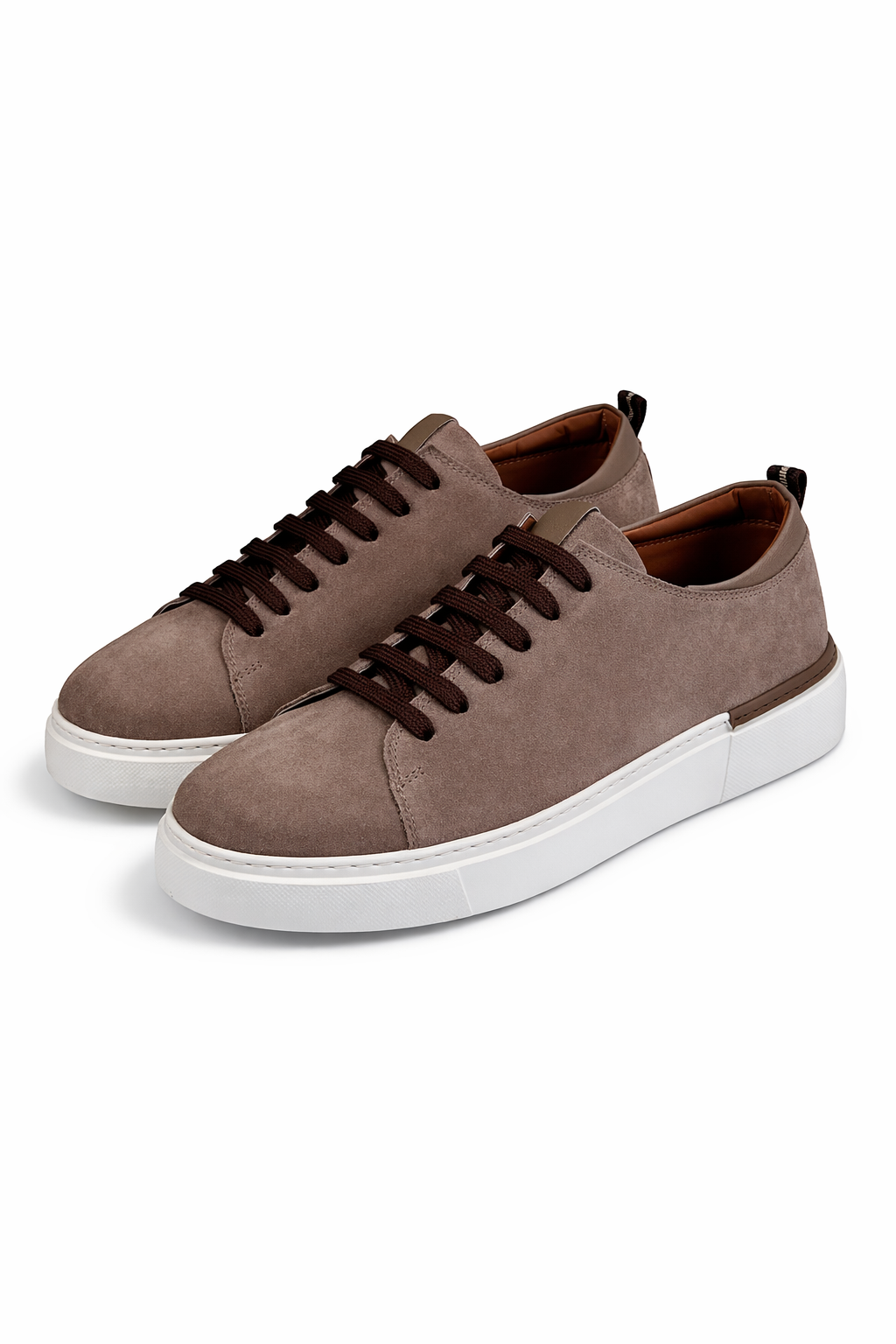 Light Brown Chamois Shoes by O,Zero