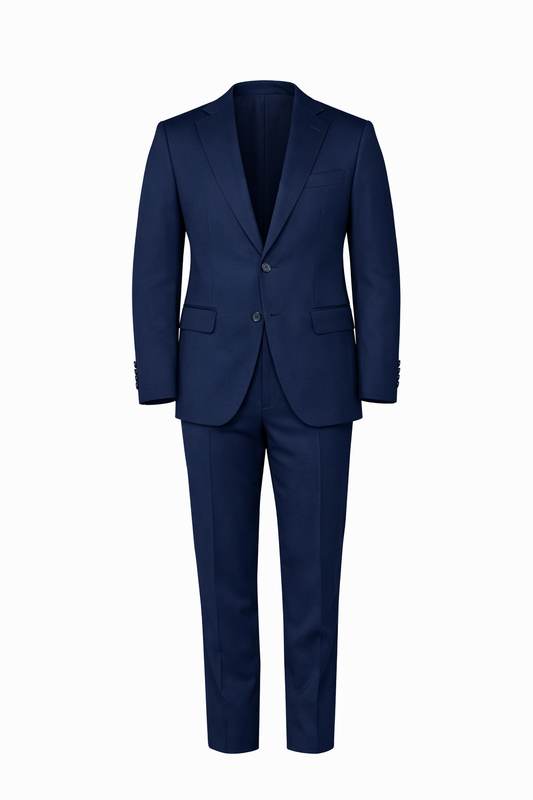 Navy Blue Casual Suit by O,Zero