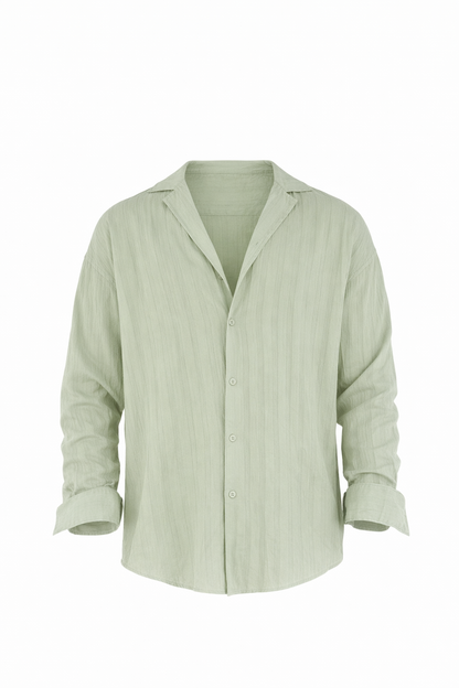 Light Green Shirt by O,Zero