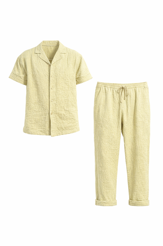 Light Mint Shirt Set by O,Zero