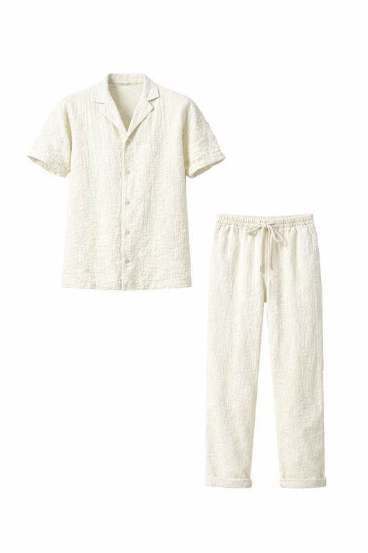 White Shirt Set by O,Zero