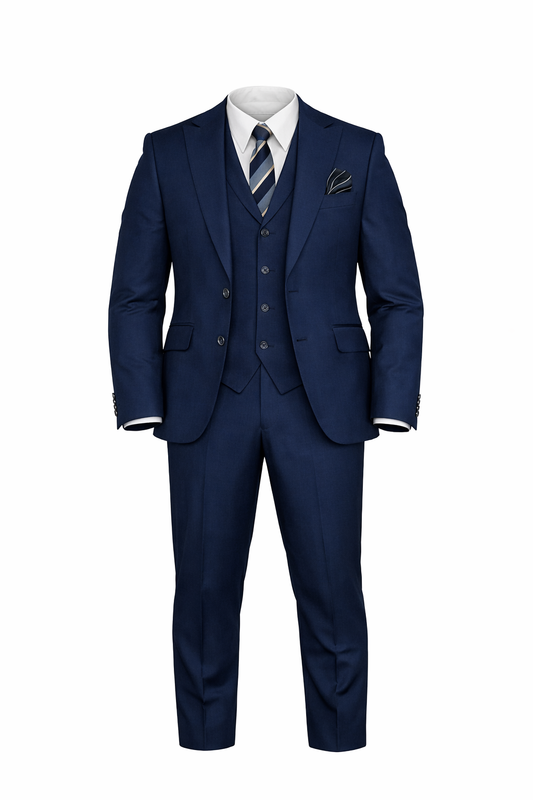 Navy Blue Suit by O,Zero