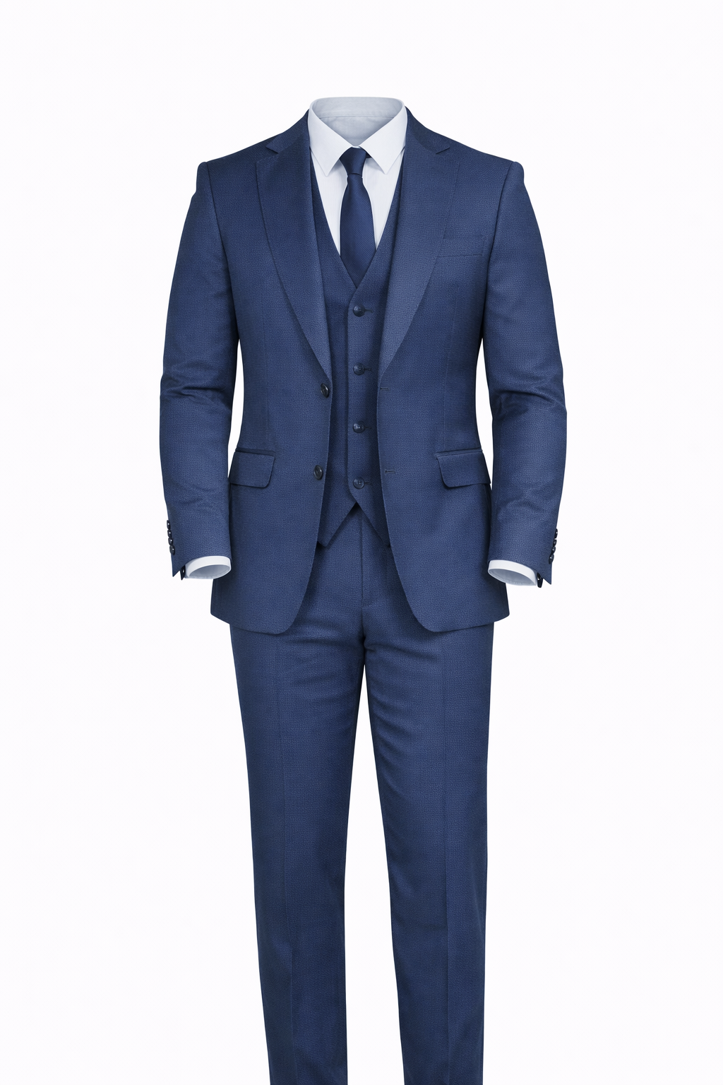Petroleum Peak Lapel Suit by O,Zero