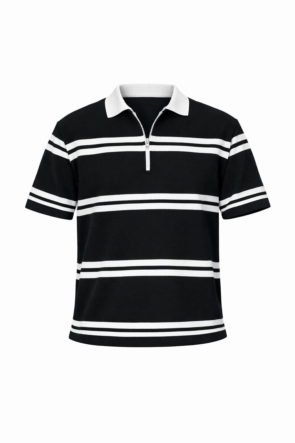 Black/White Polo by O,Zero