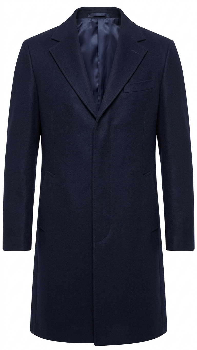 Navy Blue Coat by O,Zero