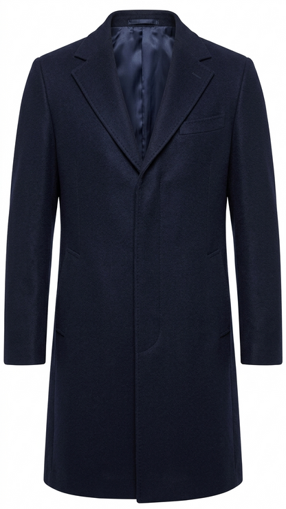 Navy Blue Coat by O,Zero