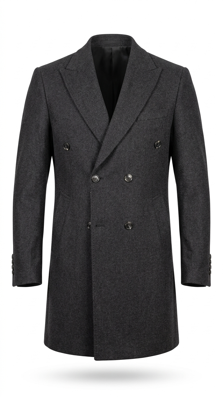 Dark Gray Overcoat by O,Zero