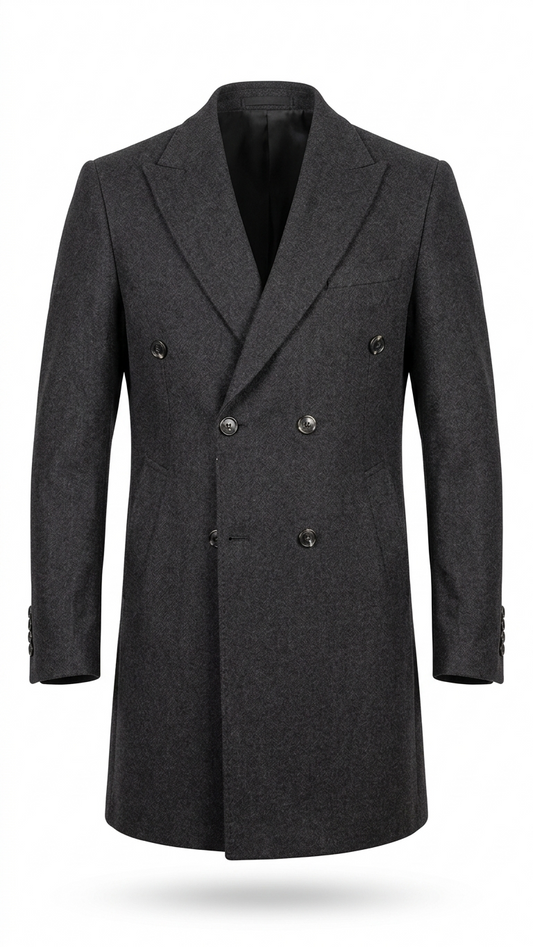 Dark Gray Overcoat by O,Zero