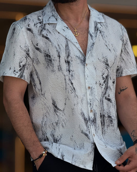 White/Blue Shirt