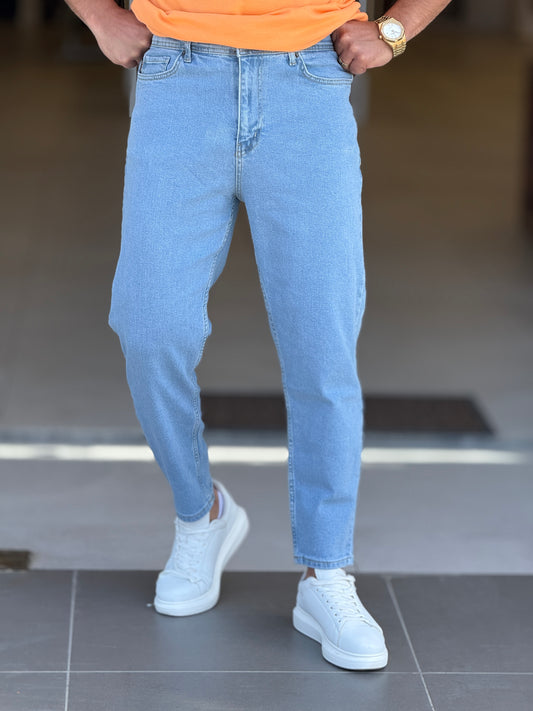 Blue Boyfriend Jeans