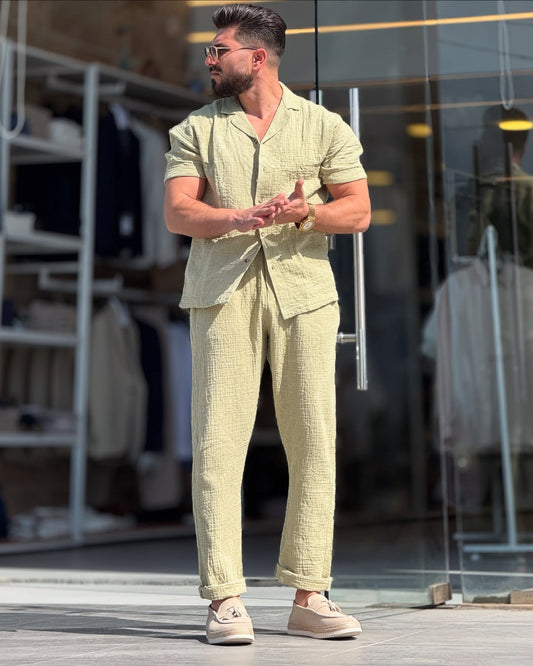 Light Mint Shirt Set