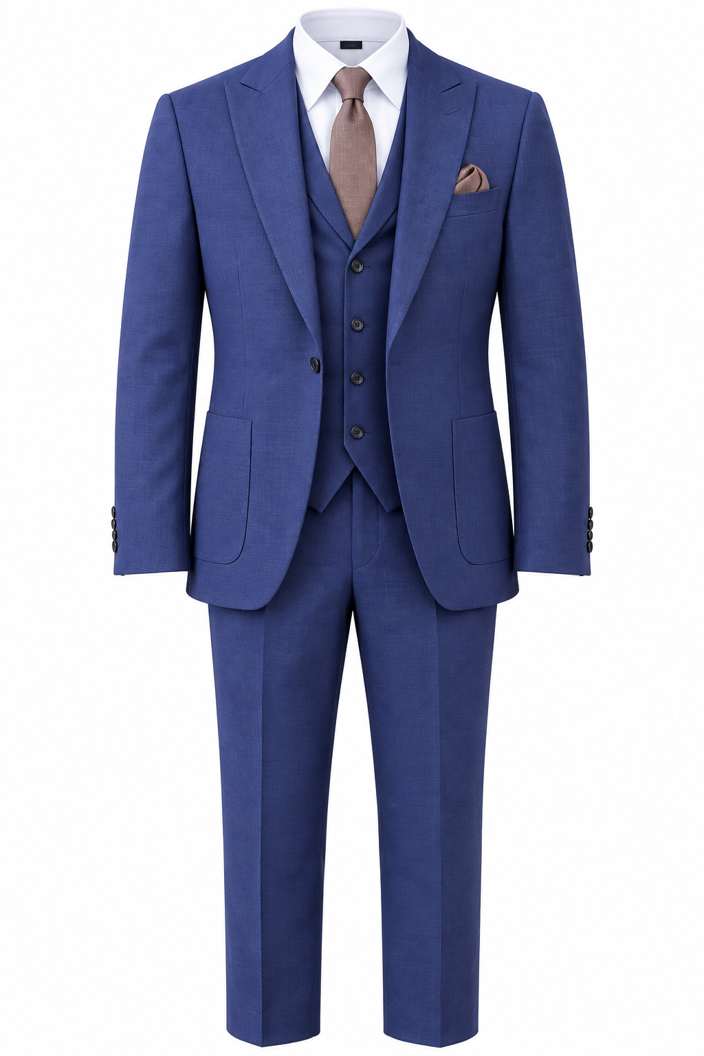 Navy Three-Piece Suit by O,Zero
