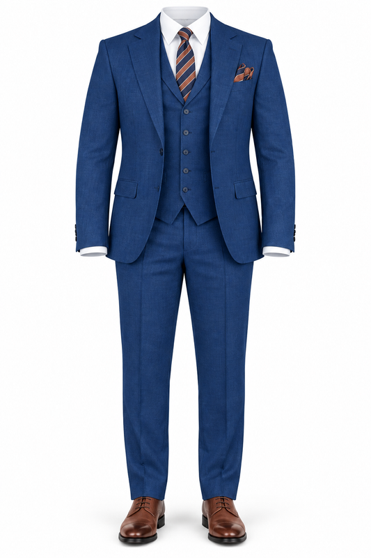 Navy Three-Piece Suit by O,Zero
