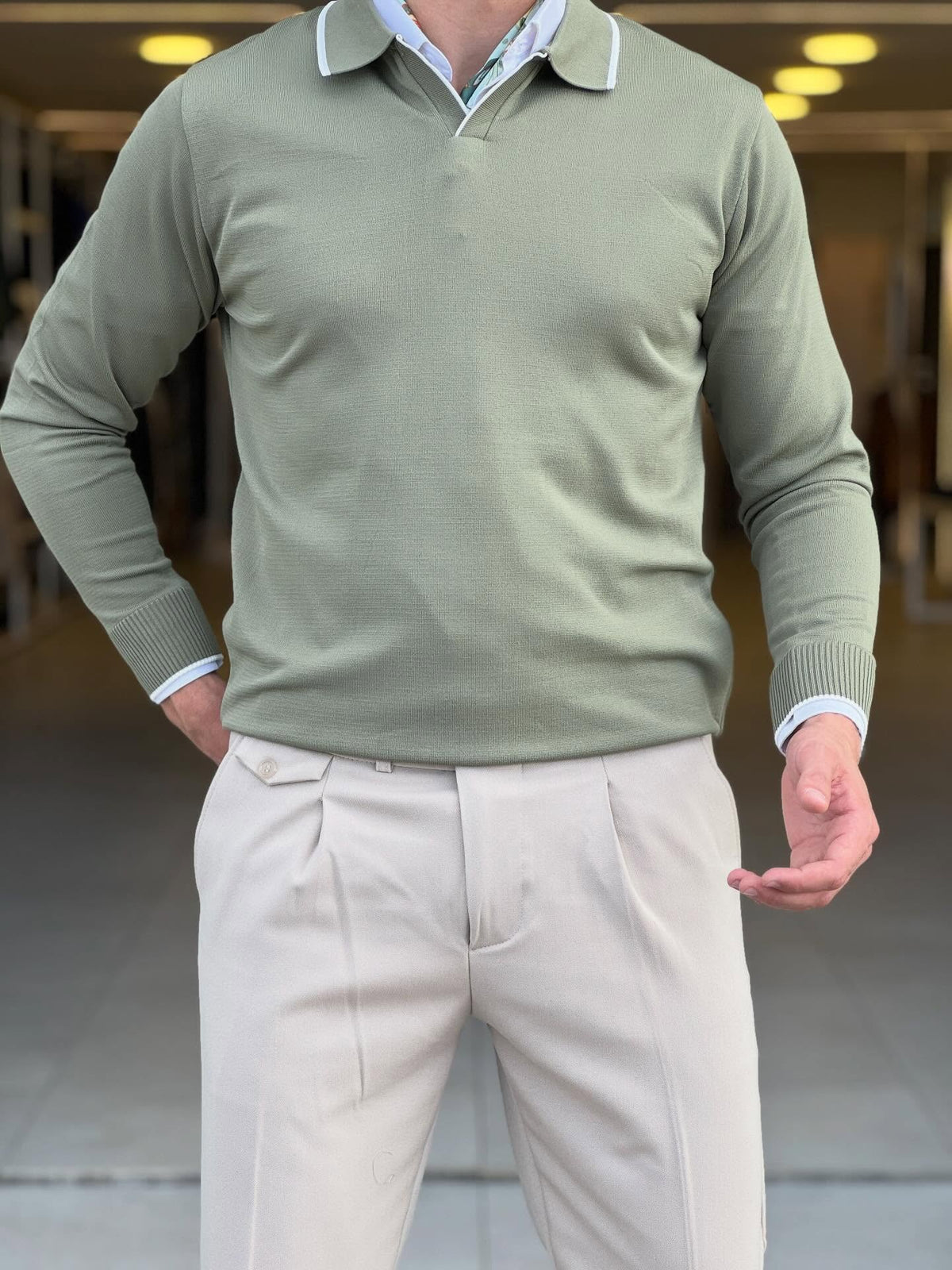Olive Green Polo