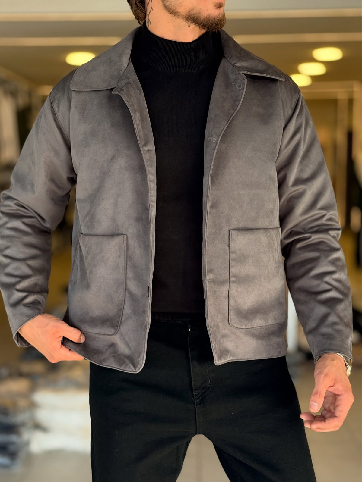 Grey Jacket — Style 02
