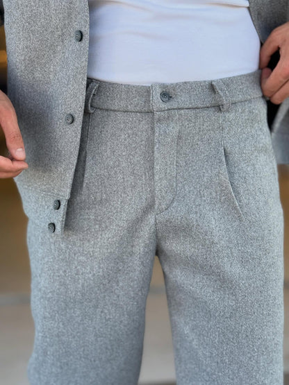 Grey Shirt Set — Style 01