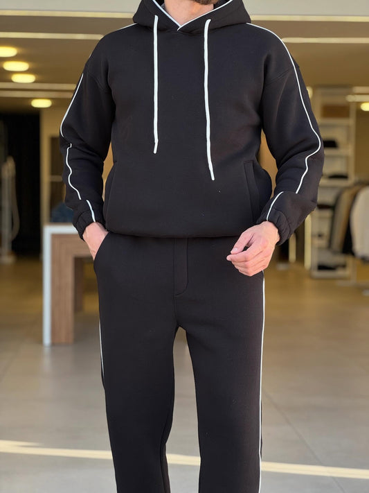 Black Hoodie Set