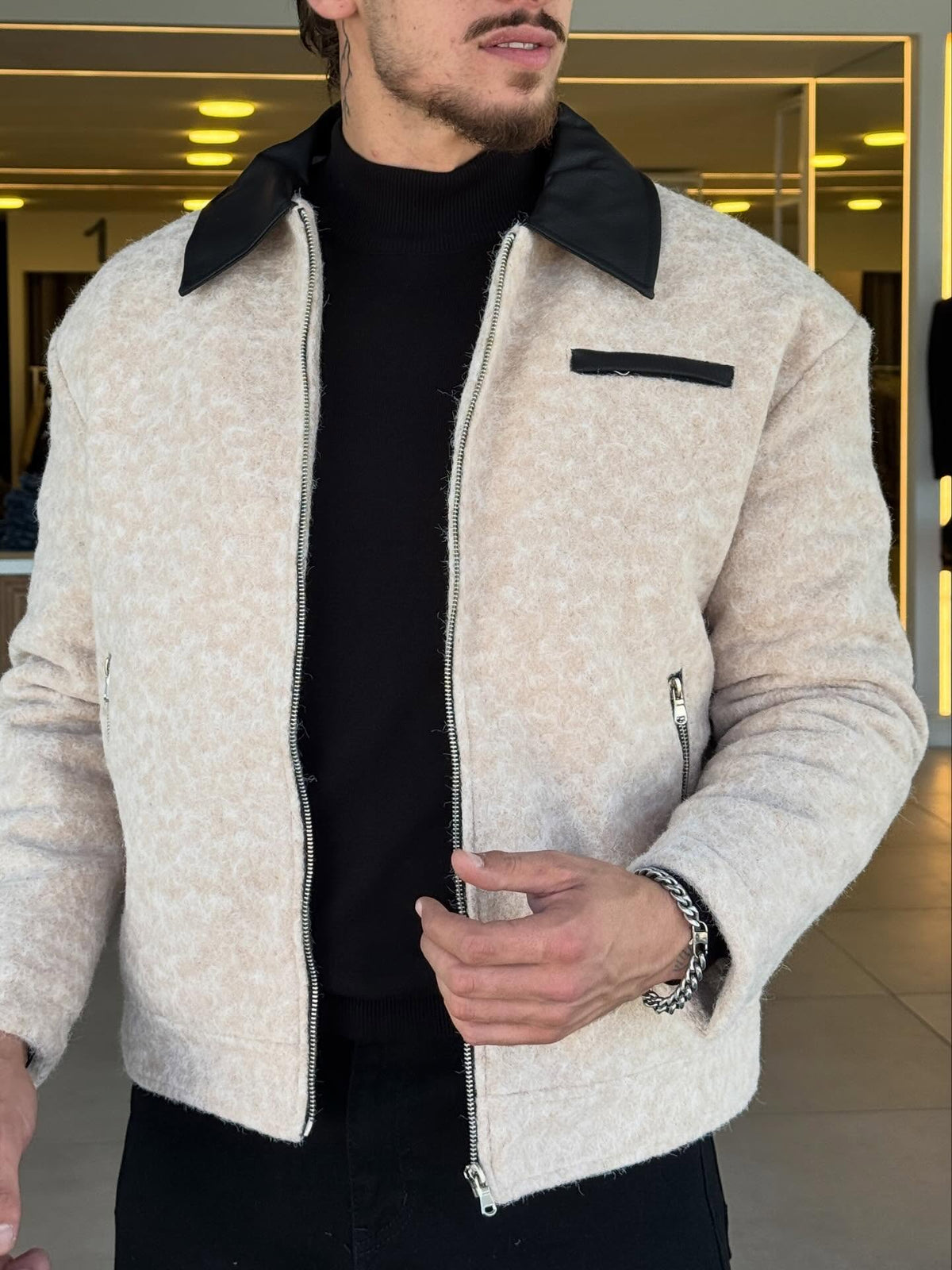 Beige Jacket — Style 01