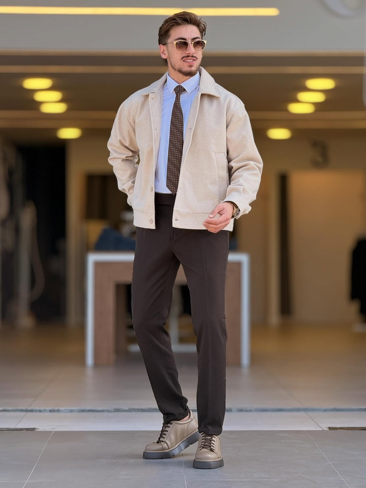 Beige Jacket — Style 03