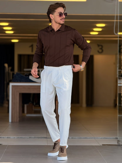 Brown Polo — Style 01