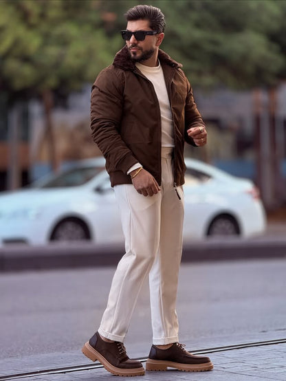 Brown Jacket — Style 02
