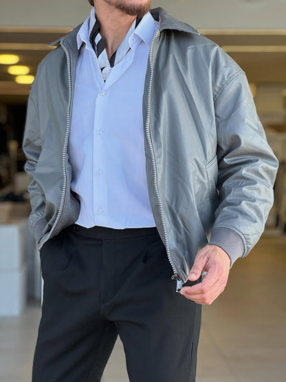 Grey Jacket — Style 03
