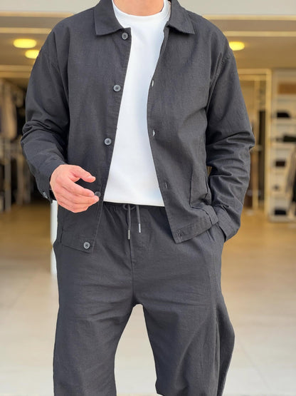 Black Shirt Set — Style 01