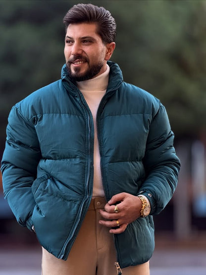 Green Puffer Jacket